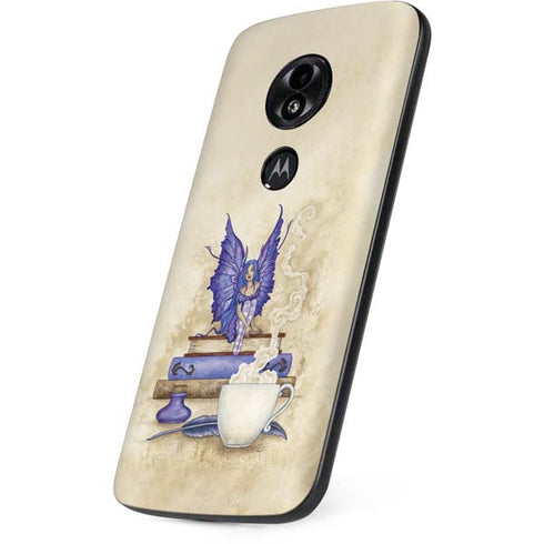 Amy Brown Bookworm Fairy Moto E5 Play Skin